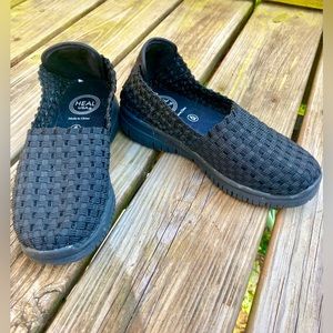 Heal USA Weave Platform Slip On Shoes